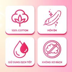 Bông tẩy trang, bông đắp toner Care4u 3 lớp cotton mềm mịn thấm hút tốt 233 miếng/ 1 gói (3x 233 miếng)