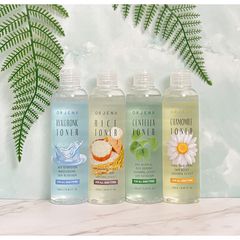 Nước hoa hồng Orjena 250ML chiết xuất Collagen săn chắc da, hoa cúc, rau má làm dịu, thẩm thấu dưỡng chất tức thì
