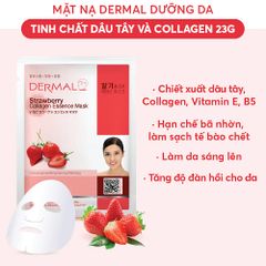 [Mua 10 tặng 5] Mặt nạ Dermal dưỡng da thành phần thiên nhiên 23g mềm mịn săn chắc da - Quà tặng