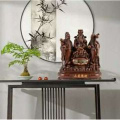 (Size 32 cm) Tượng trang trí nhà cửa tam đa Phúc Lộc Thọ, quà tặng tân gia cao cấp, vật phẩm phong thủy