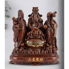 (Size 32 cm) Tượng trang trí nhà cửa tam đa Phúc Lộc Thọ, quà tặng tân gia cao cấp, vật phẩm phong thủy