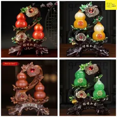 Tượng hồ lô đôi trang trí nhà cửa phòng khách, tủ kệ, quà tặng tân gia cao cấp