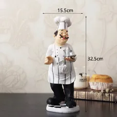 (Có video) Tượng đầu bếp trang trí bếp, decor bếp, yêu bếp nghiện nhà