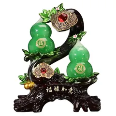 Tượng hồ lô đôi trang trí nhà cửa phòng khách, tủ kệ, quà tặng tân gia cao cấp