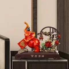 Tượng VOI PHÚ QUÝ CÁT TƯỜNG, tượng trang trí decor nhà cửa cao cấp
