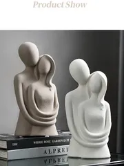 Tượng trang trí cặp đôi, decor tủ kệ tivi, giá sách, bàn trang điểm