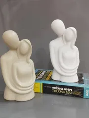 Tượng trang trí cặp đôi, decor tủ kệ tivi, giá sách, bàn trang điểm