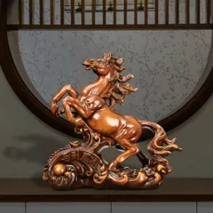 Tượng ngựa mã đáo thành công cao 22 cm