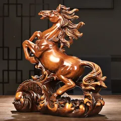 Tượng ngựa mã đáo thành công cao 22 cm