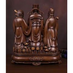 (Size 39 cm) Tượng tam đa Phúc Lộc Thọ, Tam Tinh trang trí nhà cửa, decor phòng khách, quà tặng tân gia