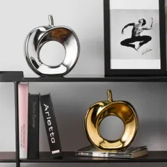 Tượng trang trí, tượng decor phòng khách, trang trí tủ kệ mạ vàng mạ bạc các loại