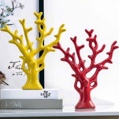Tượng gốm sứ trang trí phòng khách, nhà cửa, tủ kệ, giá sách