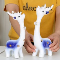 Tượng gốm sứ trang trí phòng khách, nhà cửa, tủ kệ, giá sách