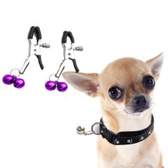 Combo 2 chiếc kẹp chuông lục lạc thú cưng có thể điều chỉnh được lực kẹp