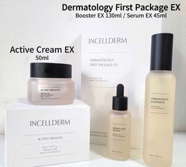 Set Incellderm 3 món dưỡng trắng, giảm thâm nám Incellderm Dermatology & Active Cream EX
