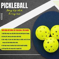 Bóng Pickleball 40 lỗ phù hợp tập luyện ngoài trời hàng chất lượng cao