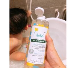 Gel Tắm Gội 2in1 Cho Bé Klorane Bébé 500ml – Hoa Cúc Calendula – Làm Sạch Dịu Nhẹ Da & Tóc – Không Paraben