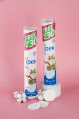 Combo 10 Bông tẩy trang Ipek 150 miếng - Bông Cotton Siêu Mềm Mịn, Tẩy Trang và Làm Sạch Da, Không Gây Kích Ứng