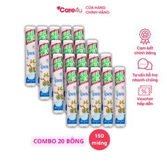 Combo 20 Bông Tẩy Trang Ipek 150 Miếng 100% Cotton - Dụng Cụ Tẩy Trang Cho Mọi Loại Da Xuất Xứ Thổ Nhĩ Kỳ