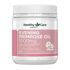 Tinh Dầu Hoa Anh Thảo Healthy Care Evening Primrose Oil 1000mg 200 Viên - Cân Bằng Nội Tiết Tố và Chăm Sóc Sức Khỏe Phụ Nữ 626985