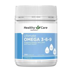 Omega 3-6-9 Healthy Care  - Tăng Cường Sức Khỏe Bổ Mắt Tốt Cho Não Bộ - 200 Viên