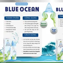 (Chính hãng) Xịt Mũi hỗ trợ sát khuẩn mũi [TPBVSK Blue Ocean BB] - Chai 70ml