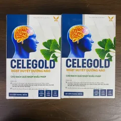 (Chính Hãng) Combo 2 hộp Hỗ trợ hoạt huyết, tuần hoàn não [2H TPBVSK Celegold] - 2H x 30viên
