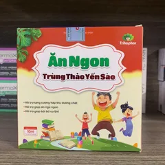 (Chính hãng) Hỗ trợ tăng sức đề kháng [ TPBVSK Ăn Ngon Trùng Thảo Yến Sào] - (H/20 ống)