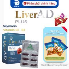 (Chính Hãng) Viên Uống Giải Độc Gan, Tăng Cường Chức Năng Gan [TPBVSK Liver AD PLUS] - H/30 viên