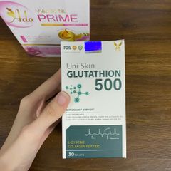 (Chính Hãng) Combo Tố Nữ, Sáng đẹp da [TPBVSK Ado Prime hồng + TPBVSK Glutathion 500] - 2H/60 viên