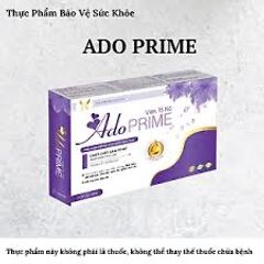 (Chính hãng) Viên uống Nội Tiết Tố, Hỗ trợ giảm bốc hoả, khô da[TPBVSK Ado Prime TÍM] - H/30 viên