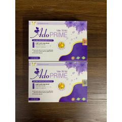 (Chính hãng) Viên uống Nội Tiết Tố, Hỗ trợ giảm bốc hoả, khô da[TPBVSK Ado Prime TÍM] - H/30 viên