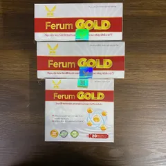 (Chính Hãng)  Combo 3H hỗ trợ bổ sung sắt hữu cơ [3H TPBVSK Ferum Gold] - H/20 ống x 10ml