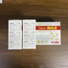 (Chính Hãng)  Combo 3H hỗ trợ bổ sung sắt hữu cơ [3H TPBVSK Ferum Gold] - H/20 ống x 10ml