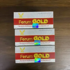 (Chính Hãng)  Combo 3H hỗ trợ bổ sung sắt hữu cơ [3H TPBVSK Ferum Gold] - H/20 ống x 10ml