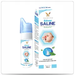 (Chính hãng) Dung Dịch Xịt Mũi [TPBVSK Silver Saline] - Hỗ trợ giảm và thông thoáng mũi- C/70ml
