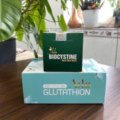(Chính hãng) Combo Hỗ Trợ Da-Tóc-Móng [TPBVSK Ado Glutathion + TPBVSK Ado Biocystine] - 2Hx30 viên