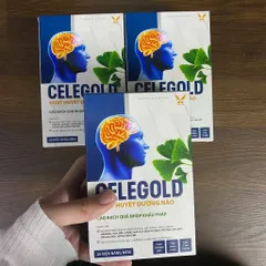 (Chính Hãng) Combo 3 Hộp Hỗ Trợ Hoạt Huyết, Tuần Hoàn Não [3H TPBVSK Celegold] - 3H x 30viên