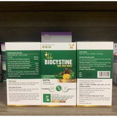 (Chính hãng) Combo 5H Hỗ trợ đẹp da, tóc, móng [5H TPBVSK Ado Biocystine]- 5Hx30 viên