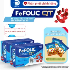 (Chính hãng) Viên Uống Hỗ Trợ Bổ Sung Sắt [TPBVSK Fefolic QT] - H/30 viên