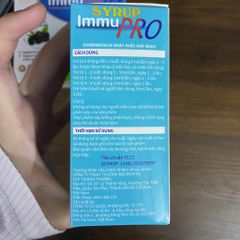 (Chính Hãng) Combo 2H Hỗ trợ tăng sức đề kháng [2H TPBVSK Syrup Immu Pro] - 2Hx20 ống