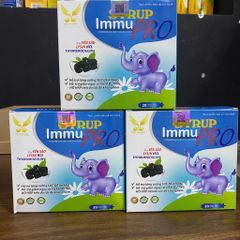 (Chính hãng) Combo 3 Hộp Hỗ Trợ Tăng Đề Kháng [3H TPBVSK Syrup Immu Pro] - 3H x 20 ống x 10ml