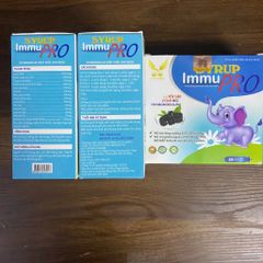 (Chính hãng) Combo 3 Hộp Hỗ Trợ Tăng Đề Kháng [3H TPBVSK Syrup Immu Pro] - 3H x 20 ống x 10ml