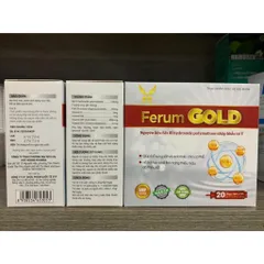 (Chính hãng) Siro hỗ trợ bổ sung sắt hữu cơ [TPBVSK Ferum Gold] - H/20 ống x10ml
