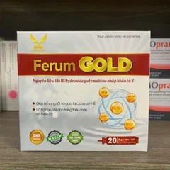 (Chính hãng) Siro hỗ trợ bổ sung sắt hữu cơ [TPBVSK Ferum Gold] - H/20 ống x10ml