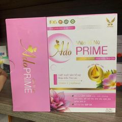 (Chính hãng) Viên Uống Nội Tiết Tố Nữ, Sáng Đẹp Da [TPBVSK Ado Prime HỒNG] - H/30 viên