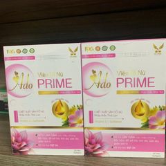 (Chính hãng) Viên Uống Nội Tiết Tố Nữ, Sáng Đẹp Da [TPBVSK Ado Prime HỒNG] - H/30 viên