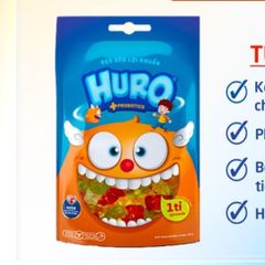Huro - Kẹo dẻo lợi khuẩn - 24g
