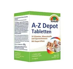 (Đức) Viên Bổ Sung Vitamin Tổng Hợp Sunlife AZ Depot Hỗ Trợ Tăng Đề Kháng Giảm Mệt Mỏi