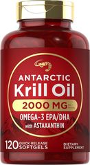 120 viên Dầu nhuyễn thể Carlyle Antarctic Krill Oil 2000mg Omega 3 - Bổ sung Omega-3 tốt cho tim mạch, não bộ, khớp và giảm viêm khớp.